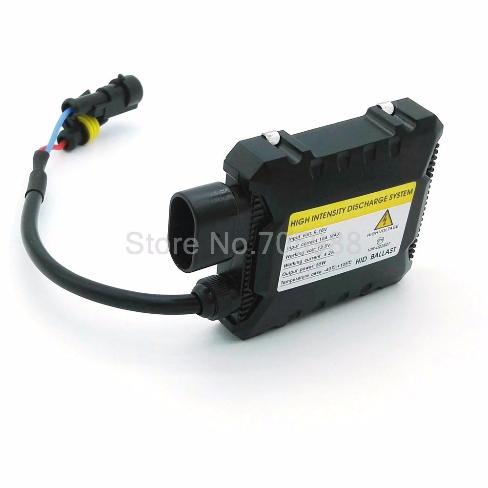 

Universal Super Slim DC HID Motorcycle xenon ballast 12V 55W For Car HID Conversion Kit Replacement Light Bulb