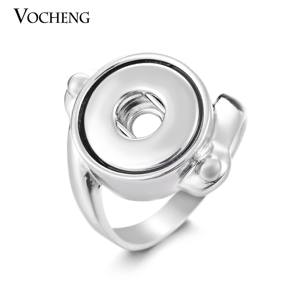 

Petite Ginger Snap Button Ring Interchangeable Popper Jewelry Small 12mm Ginger Snap Ring (NN-241)