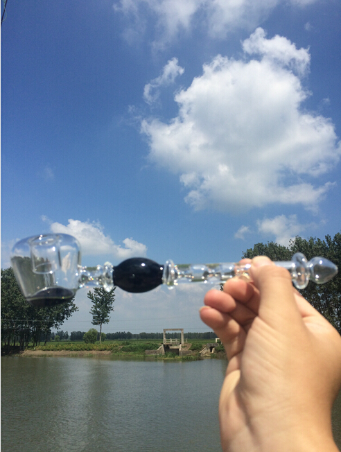 

Glass smoking pipe long new arrive fancy style exquisite glass smoking water pipe hookah