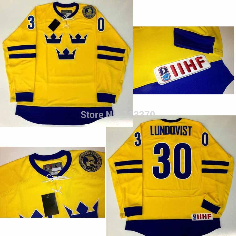 Wholesale Best Sweden Hockey Jersey for 