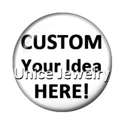 

AD1301000 Customize Glass Snap button jewelry fit for bracelet necklace ring ect jewelry noosa Snap Jewelry making any design can be made