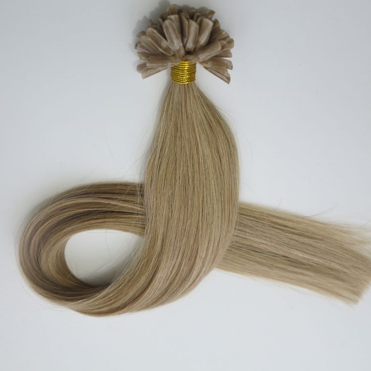 

50g 50Strands Pre bonded Nail U Tip Hair Extensions 18 20 22 24inch #22 color Brazilian Indian human hair top quality