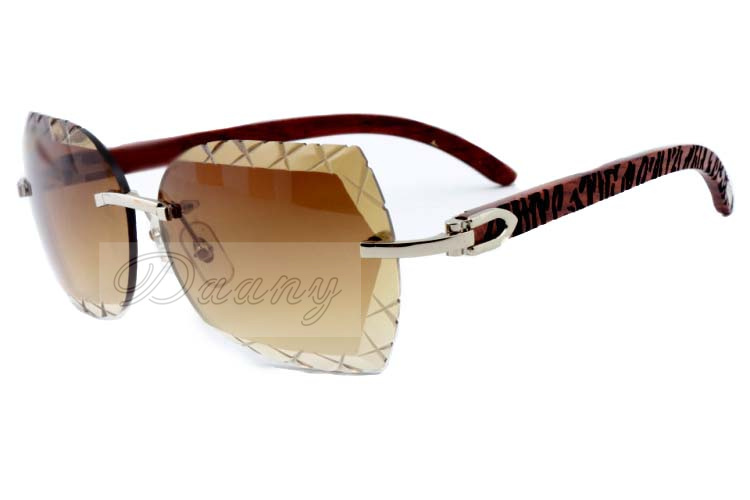

Fashion engraving lens, high quality sunglasses 8300593 natural birch hand carved tiger pattern mirror legs sunglasses, size: 60-18-135mm