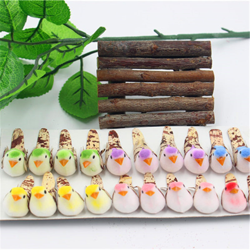 Fleurs décoratives couronnes artificielles Scrapbooking Scrapbooking mignon artisanat mainlemongée en gros - 4pcs boîte décoration cadeau de mari