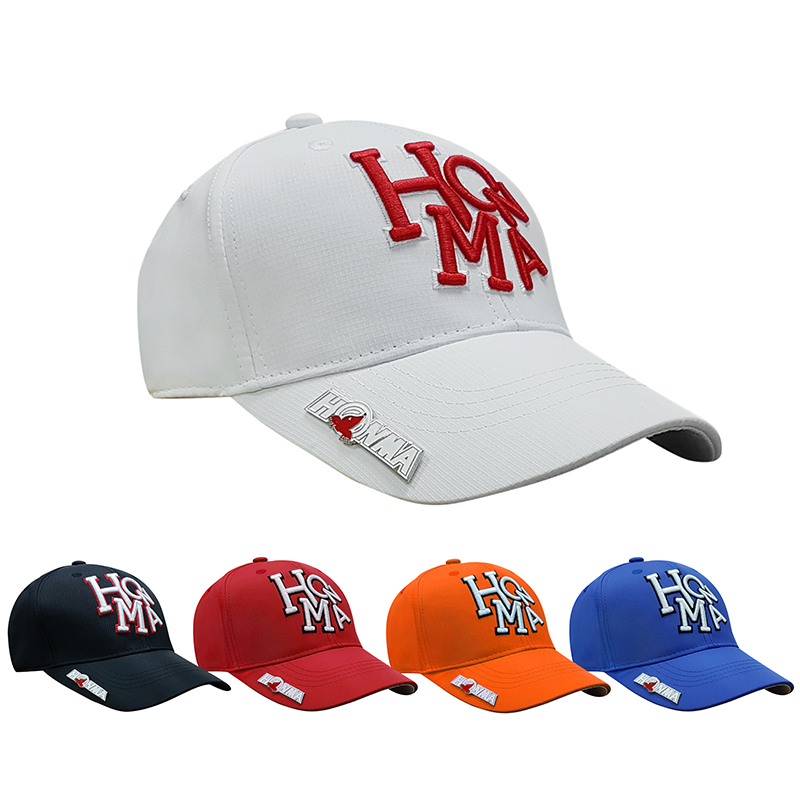 

New Unisex HONMA beres Golf hat 5 colors Sports Baseball cap Outdoor Golf hat New sunscreen shade sport Headwears Golf cap Free shipping, Red