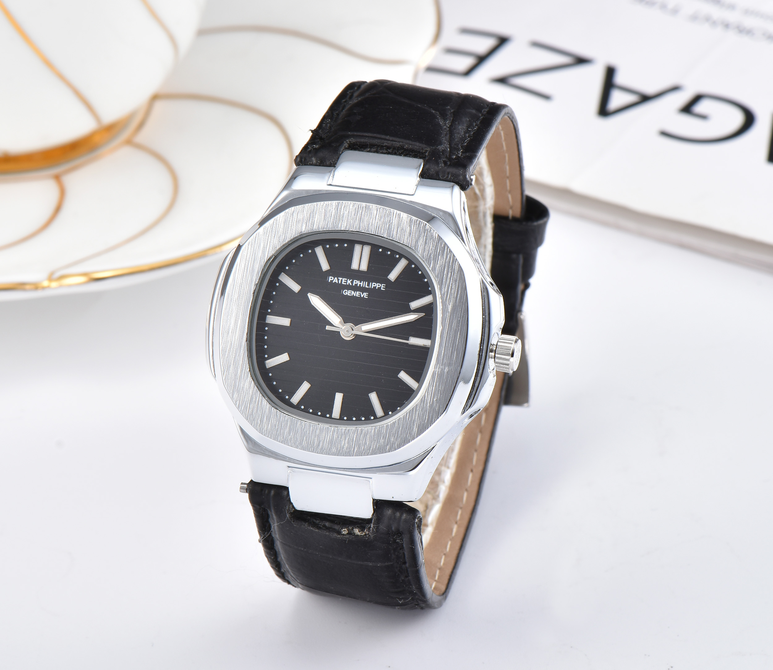 

Fashion Men Women Watch Luxury Watches With Calendar Leather Strap Top Brand Quartz Wristwatch for Women Men High Quality Best Gift, Customize