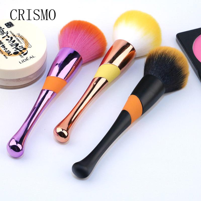 

CRISMO Colorful Big Powder Really Soft Highlight Single Makeup Brushes Glitter Handle Professional Nylon Hair Brushes