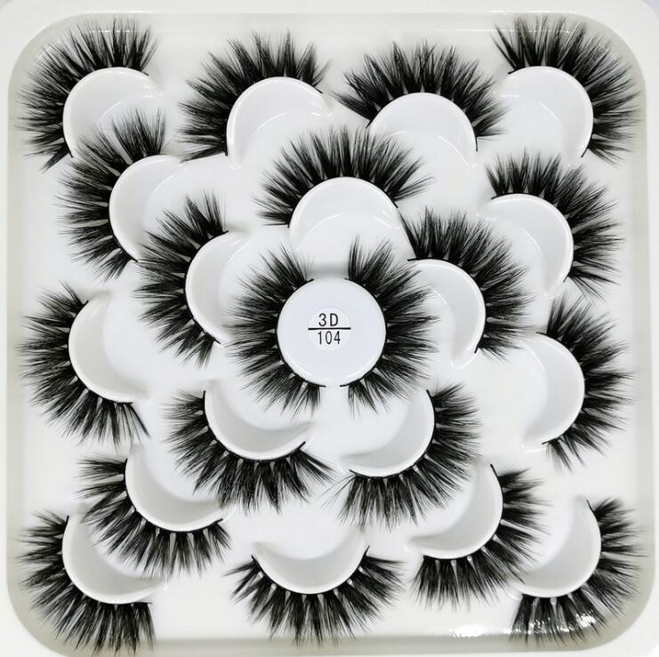 

Long Dramatic Mink Lashes 3D Mink Eyelash 5D Long Thick Mink Lashes Handmade False Eyelashes Eye Makeup Maquiagem 10 Pairs/set DHL