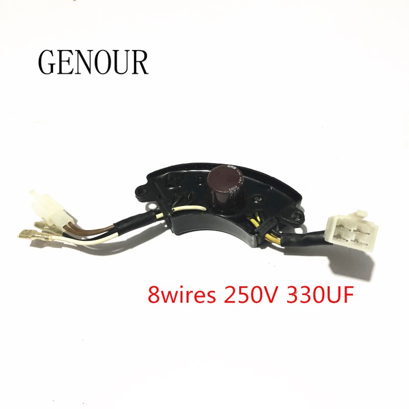 

2KW-3KW THREE PHASE Automatic Voltage Regulator AVR for generator Adjustable, gasoline generator avr, 8 lines SK8500W/PK7500W