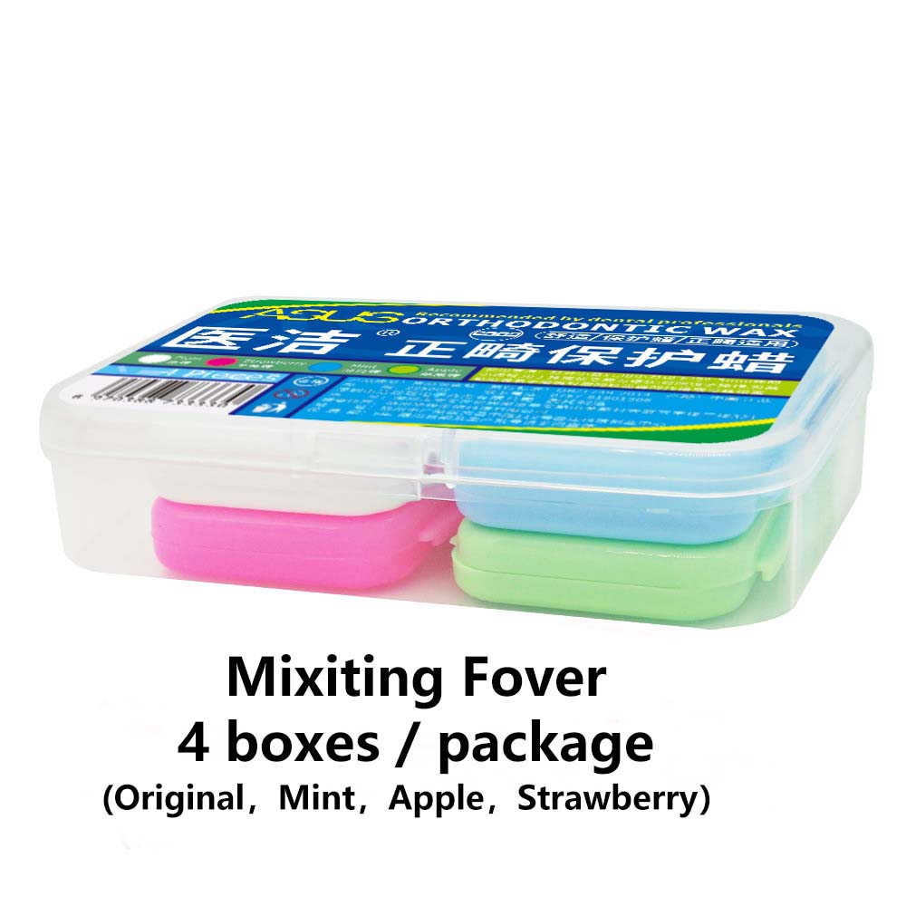 

Orthodontic Wax Mint Apple Strawberry Original taste Oral Care Orthodontics Ortho Wax For Braces gum irritation