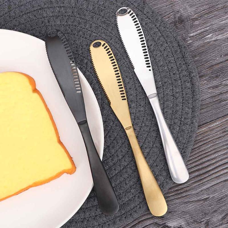 

Multi-Function Stainless Steel Butter Knife Cream Knife Western Bread Jam Cream Cutter Utensils Cutlery Dessert Tool Butte