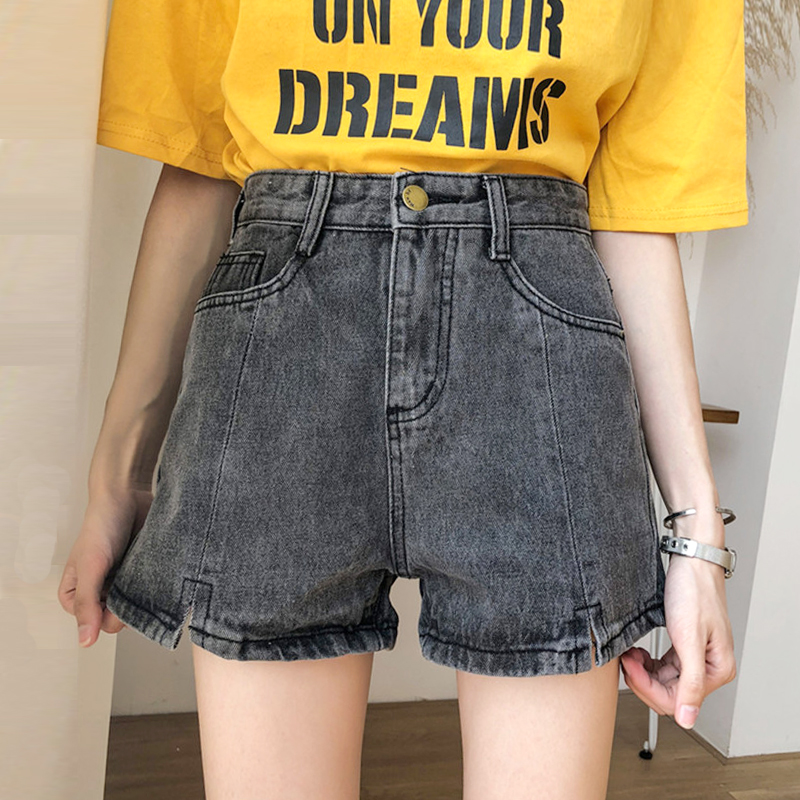 

Short Jeans Women' High Waisted Denim Shorts Jeans Lady Summer Solid Women Denim Shorts Summer, Blue