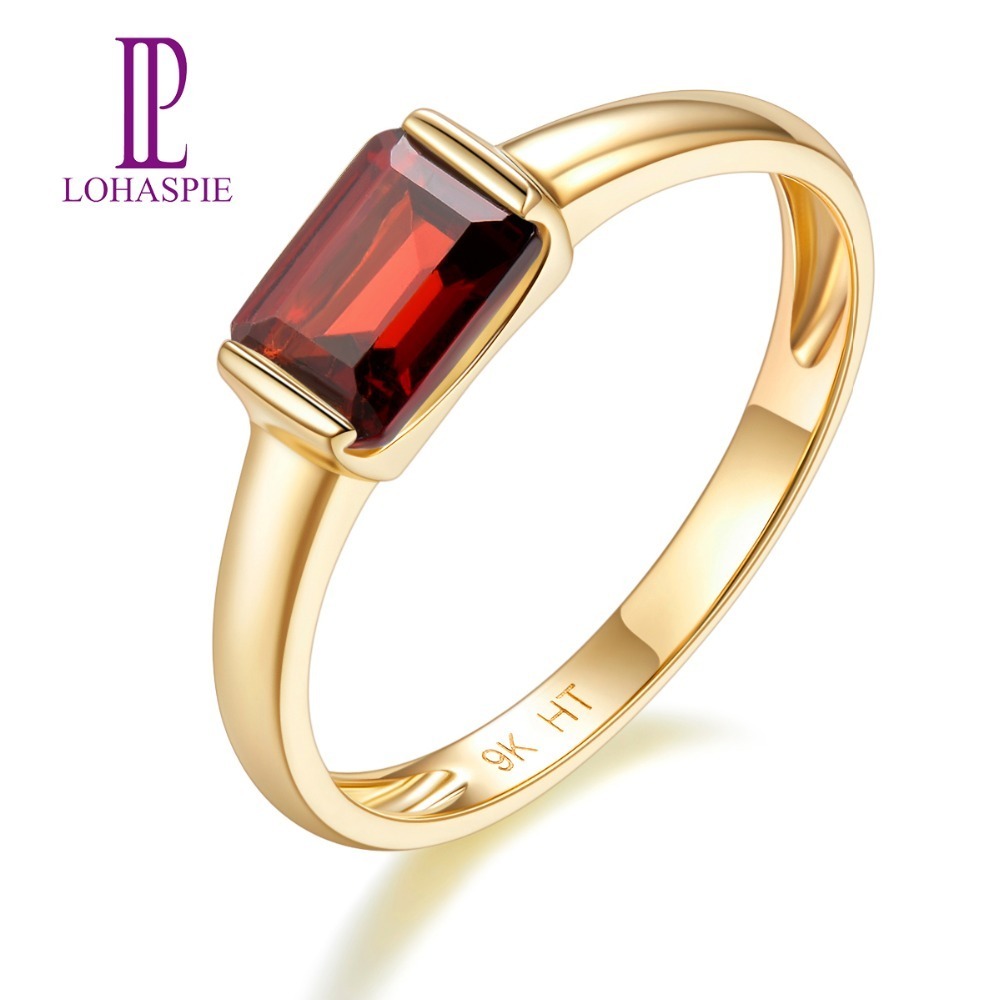 Vintage 18K or Jaune Massif Pierre Précieuse Femmes Homme Mariage Bijoux Bague