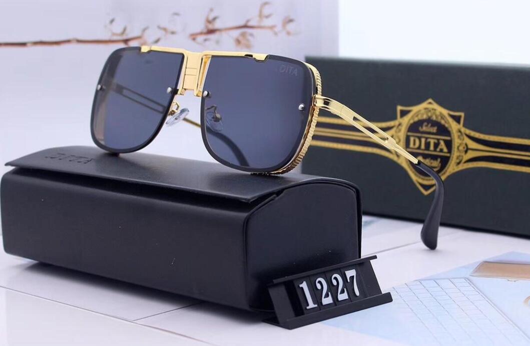 

Designer Polarizerd Sunglasses for Mens Glass Mirror Gril Lense Vintage Sun Glasses Eyewear Accessories womens with box 1227#