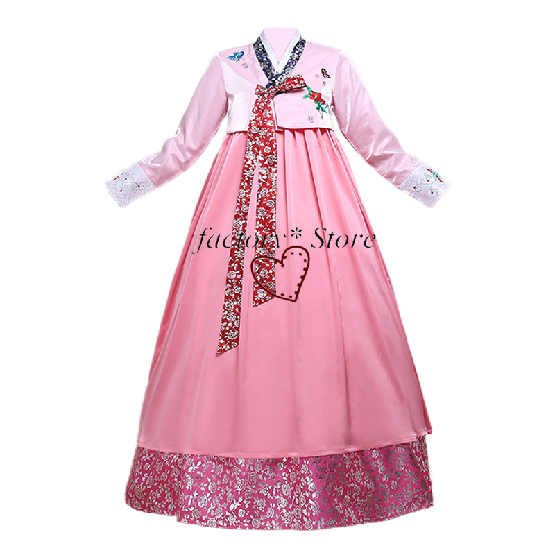 

Hanbok Dress Korean Wedding Dress Costume North Korean Costume Adult Fresh Family Service Fashion Clothing