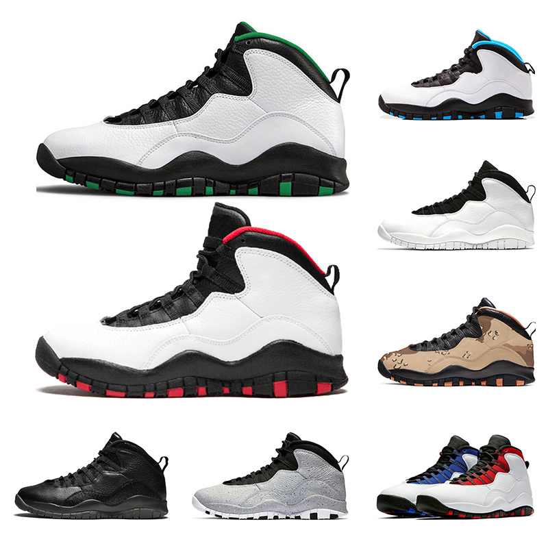 

Fashion Men Basketball Shoes 10 10s Powder Blue Seattle Tinker Desert Camo chicago Black Cement Mens Trainers Sports Sneakers Size 7-13