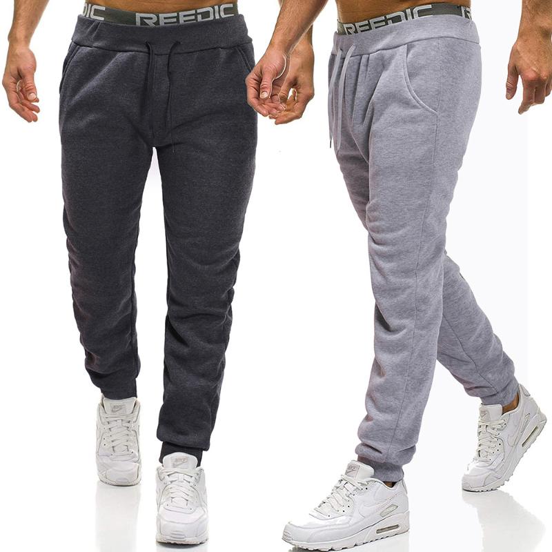 

MEN'S Wear Solid Color Drawstring Casual Pants Men Loose Comfortable Fleece Streetwear Sweatpants Plus Size Popular Trousers, Black
