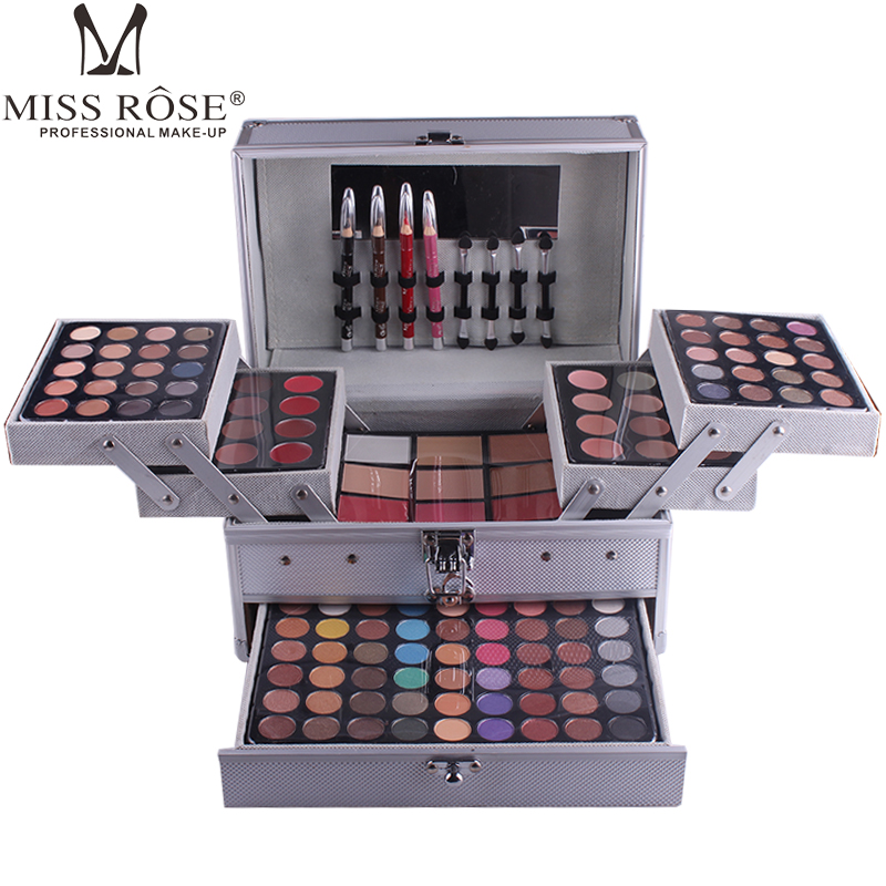 

Professional Makeup Kits Shimmer Matte Glitter Eyeshadow Makeup Set Box Lipstick Powder Blush Cosmetics Set with Box Tool, Y4