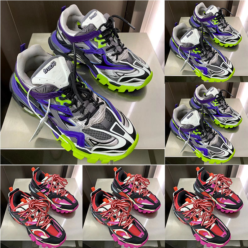 

2019New color high quality new track Paris Triple S 3..2gray orange casual shoes flat shoes Tess S.Gomma Trek35-45, 899