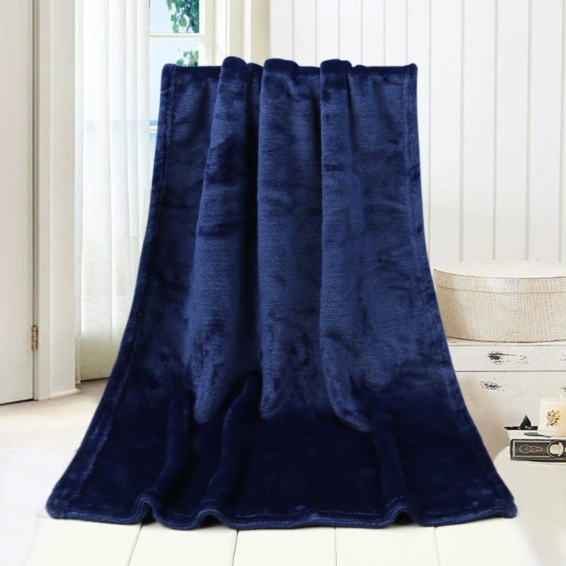 

Super Soft Warm Solid Warm Micro Plush Fleece Blanket Throw Rug Sofa Bedding