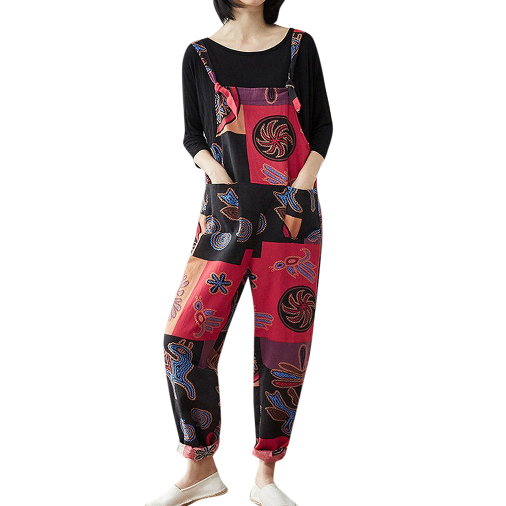 Tuta Intera Donna Pantaloni Siamesi Tuta Tutina Jumpsuit Pagliaccetto Donna Estate Pantaloni Larghi Casual