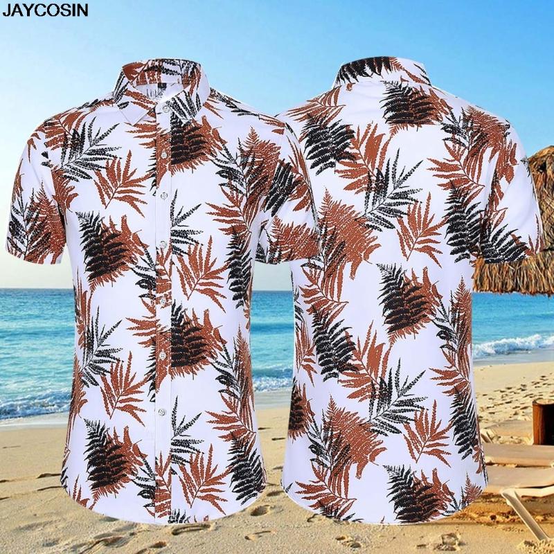

KLV Mens Ethnic Short Sleeve Casual Cotton Linen Printing Hawaiian Shirt Blouse Couple loose Fit Hawaii Vintage African Print, Blue