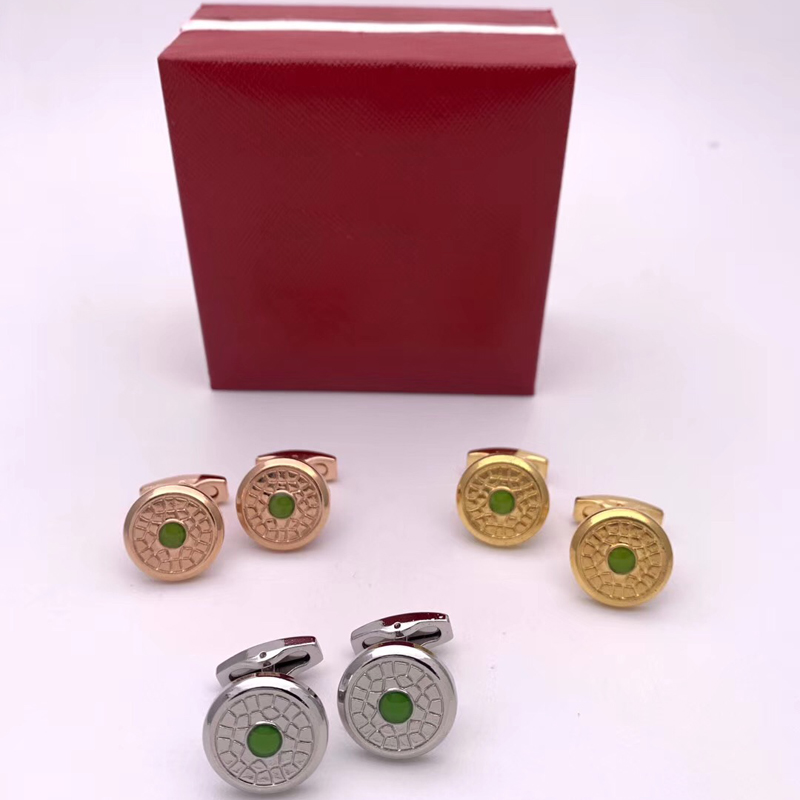 

Crystal Luxury CuffLinks for Wedding Groom Gift Sleeve Buttons Hot sale French luxury Cufflinks for Men
