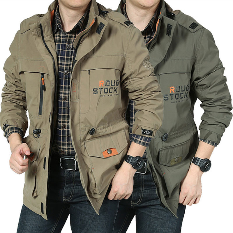 

Men's Windbreaker Coat Spring/Autumn Outdoor Male Hooded Hiking Camping Outerwear Mountain Jacket CYF097 Jackets&Hoodies, Wine red