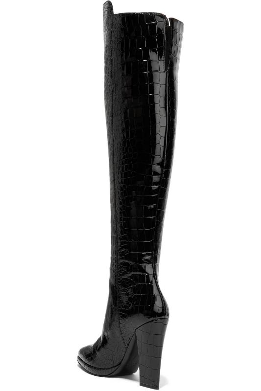 

Over knee boots customized boots, Black