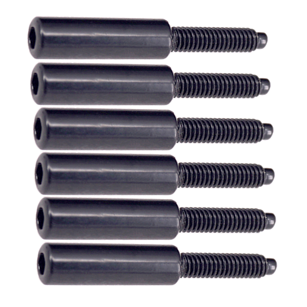 

6 Pieces Electric Guitar Tremolo Bridge Saddle Locked String Hexagon Screws Guitar Parts Accessories