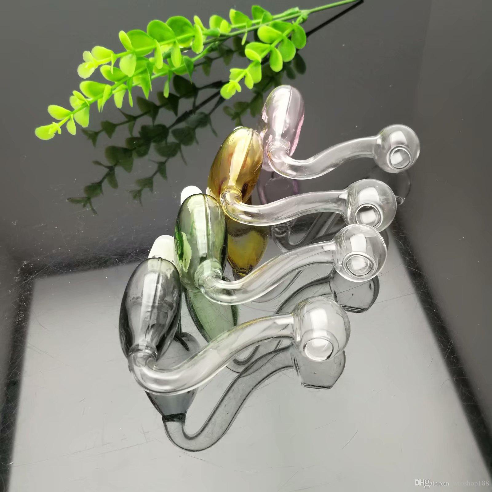 

Coloured peach-heart glass pot Wholesale Glass Hookah, Glass Water Pipe Fittings, Smoking ,Free Shippin
