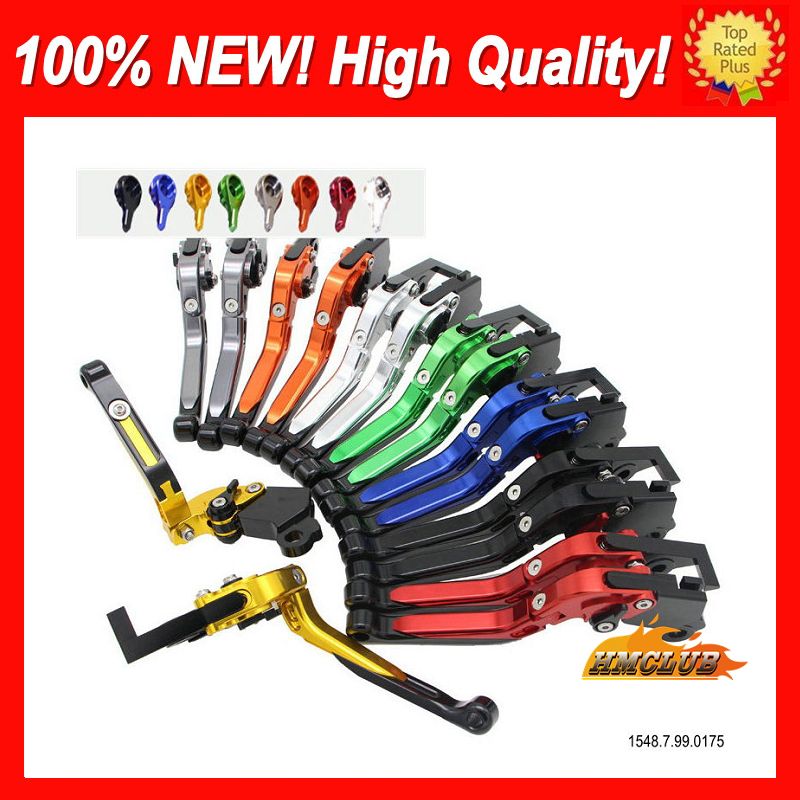 Palancas de embrague de freno extensibles y plegables para Honda VFR800 1998 1999 2000 2001 CNC