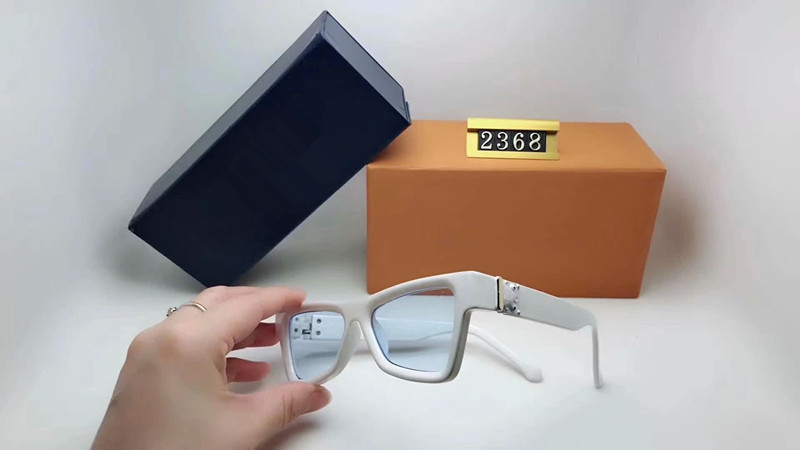 

Men Women Fashion Brand Millionaire2368 Sunglasses Black Oversized Square Frame Evidence Sunglasses quality Luxury WITH BOXES polarized