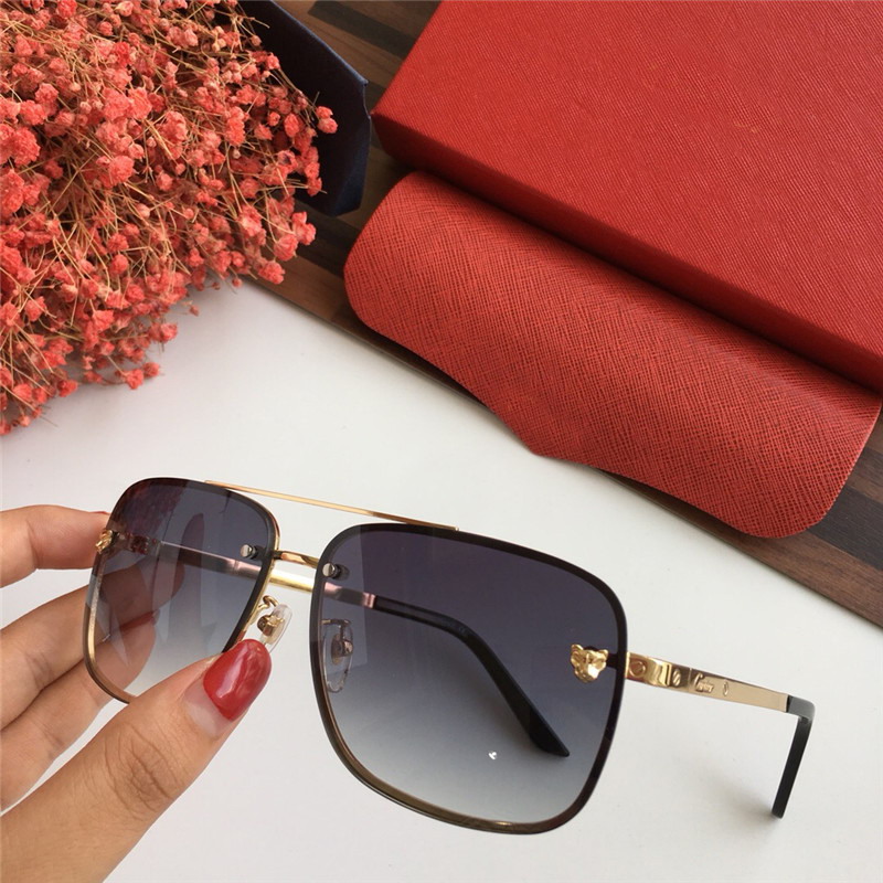

2018 woman vintage EYEGLASSES FRAMES WOOD SUNGLASSES Wood Half Rim Eyeglasses plated Santos Sunglasses New in Box numC181128-6