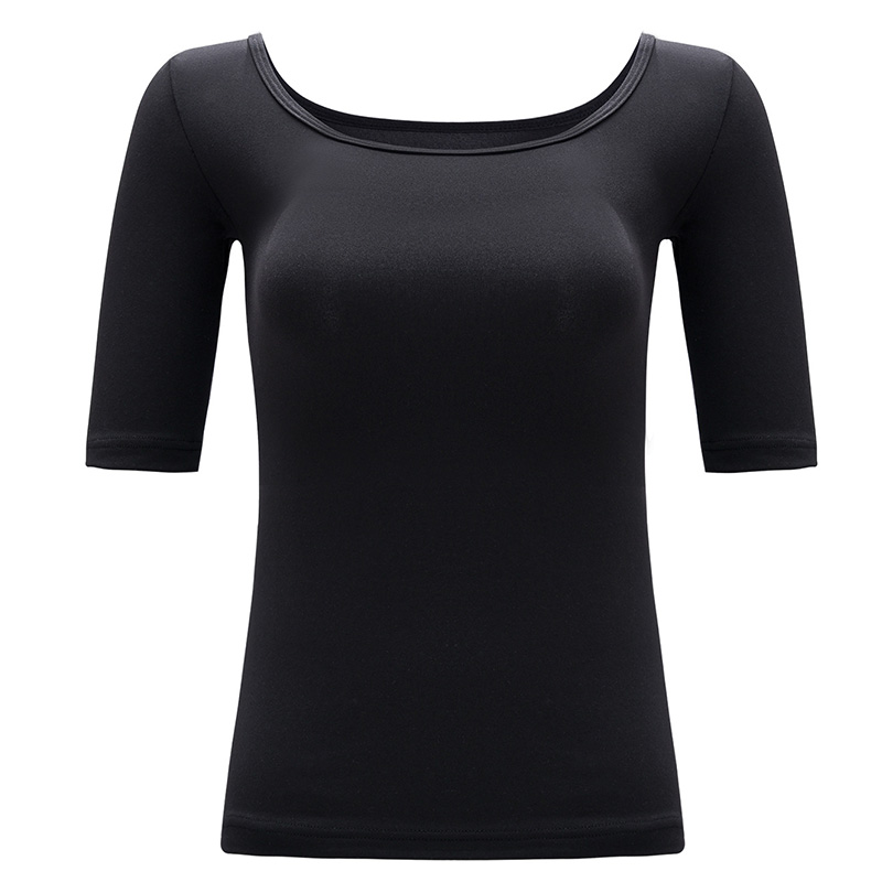 

HOT-Women Sport Training Short Shirts Yoga Clothes Running Fitness Stretch Quick-Drying Short-Sleeved Tight-Fitting T-Shirt
