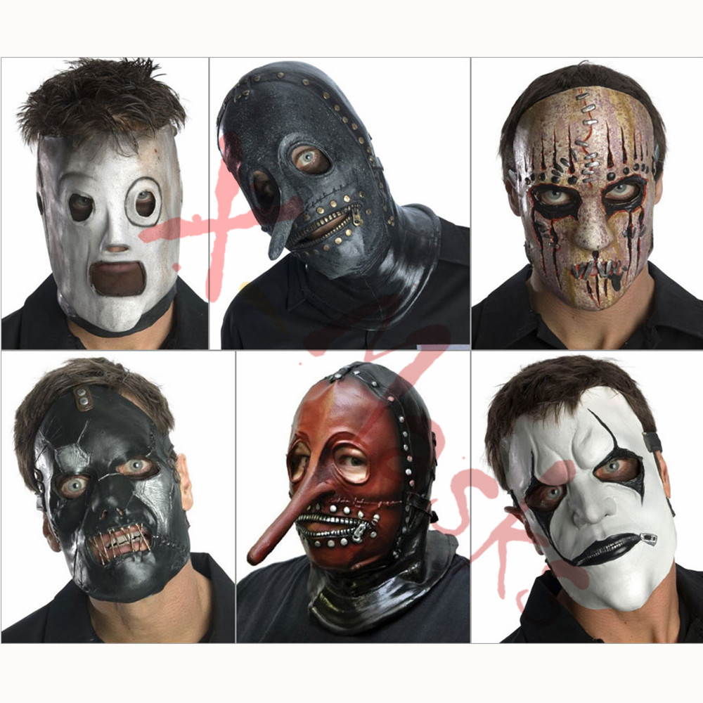 

Slipknot Mask Slipknot accessories top hat toys men mick corey taylor mascara joey Shawn Crahan Cosplay Halloween Costume