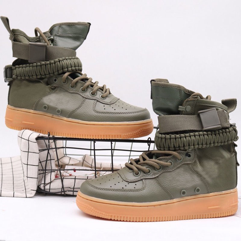 

2019 Sneakers Field SF AF Running Boots 1 Shoes Women Men Designer Sport ONE Street Trainers, 7 36-39