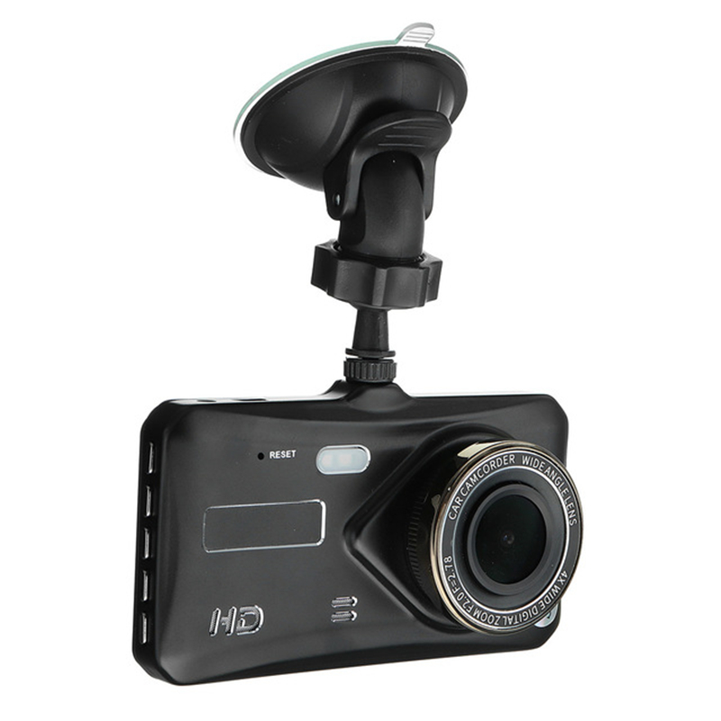 

1080P full HD car DVR camera touch screen car camcorder 2Ch driving dashcam 4 inches 170° WDR night vision G-sensor parking monitor