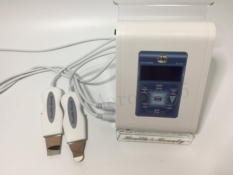 Professional therapeutic ultrasound machine Facial Cleaner Skin Scrubber Rejuvenation Skin Care Anion Face Cleaning Acne Removal Spa Beauty Machi-image-513168574