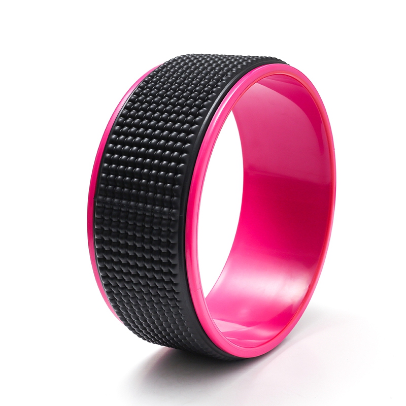 

Yoga Wheel - Designed for Dharma Yoga Wheel Pose - for Stretching and Increased Flexibility, Black
