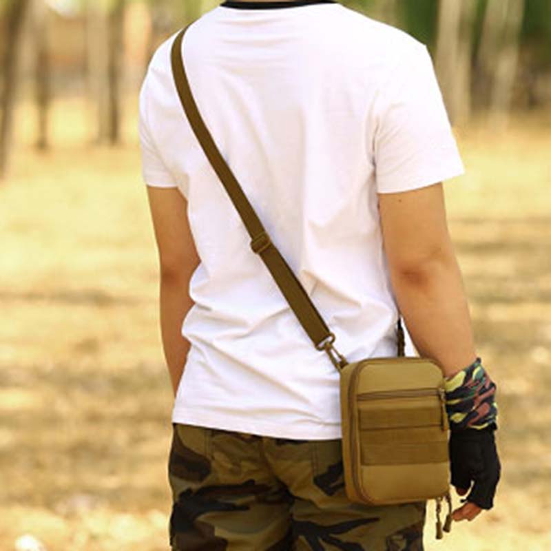 

Tactical Shoulder Bag Hunting Fishing Bags Camping Hiking Army Hiking Mochila Molle Shoulder Pack, Black