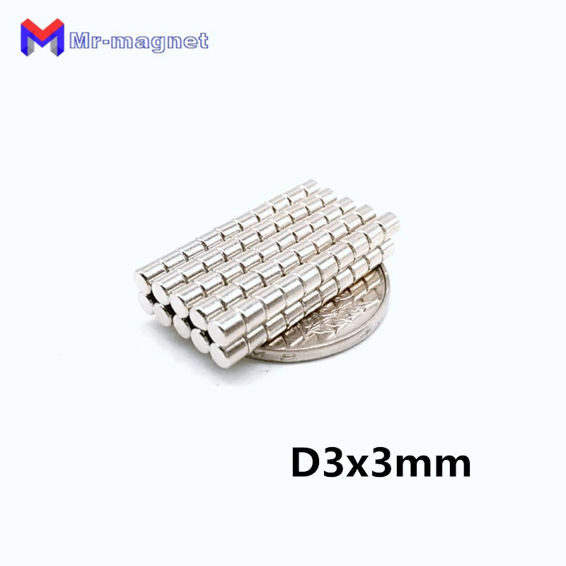 50pcs 3 x 3 mm magnet disc sintered ndfeb teaching magnet d33 super strong rare earth 3x3 neodymium magnets d3x3 mm 33 magnet-image-436952647