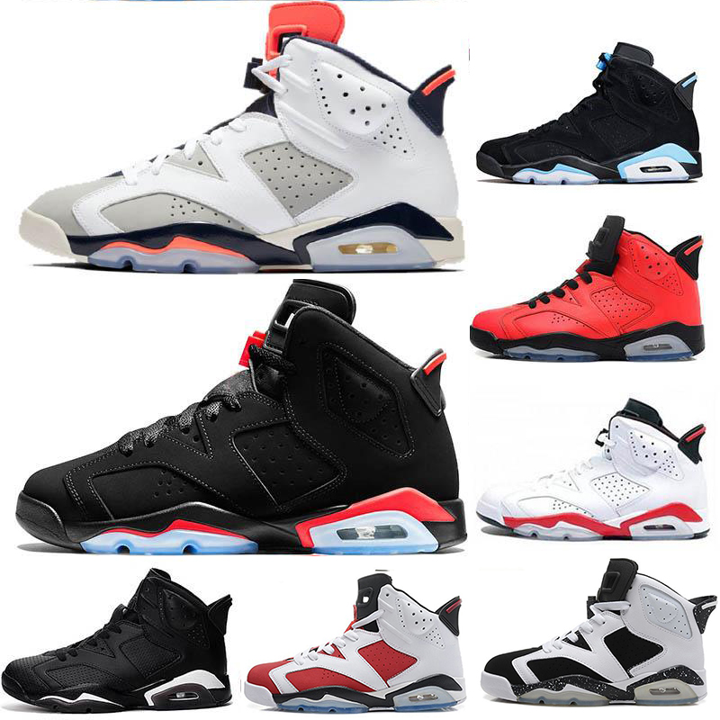 

2019 Tinker 6 GS Black Infrared Oreo black cat Mens Basketball Shoes 6s VI designer sneakers women sports shoe size 8-13 JUMPMAN Wholesale, #8 oreo high
