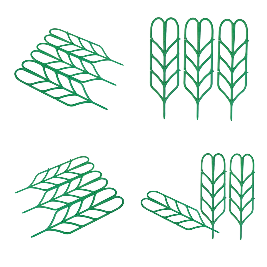 

12pcs plant vines support stand stakes holder indoor plant frame green