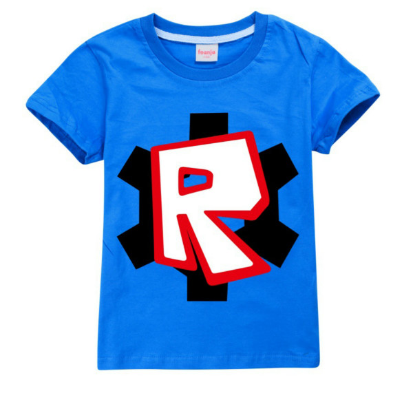 

2020 Kids Fashion T Shirts Children Clothing 2020 New Arrival Kids Trend Letter Printed Tees Tops Boys Girls Breathable Short Sleeve T-shirt, Sky blue