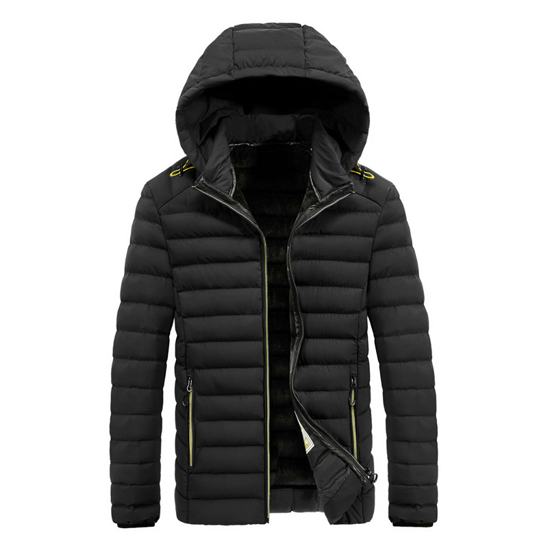 

Winter jacket men's high quality warm thick coat black pike coat men's warm jacket fashion white duck down