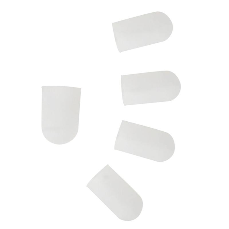 

5PCS Hot Sale Silicone Finger Protector Insulation Anti-skid Finger Cover Hand Protector Knife Cutting Protection Tool H5