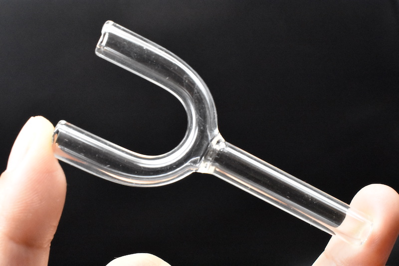 

Portable MINI glass clear Snuff snorter smoking pipe glass Snorter Double tuble Snuff Sniffer Nasal Smoking Pipe free shipping