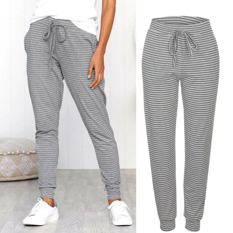 

Women' High Waist Stretch Skinny Solid Color Bowknot Pencil Pants Trousers Denim Leggings Jeggings, Gray