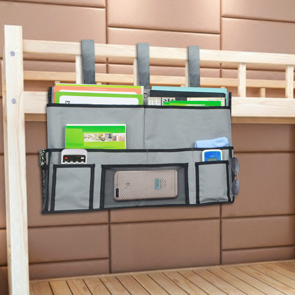 

1 Pc Waterproof Oxford Fabric Hanging Organizer Room TV Remote Control Holder Accessories Felt Bedside Storage Bag for Dorm#30